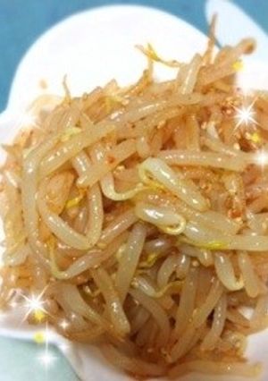 ダシダが効いてる☆ピリ辛もやし-レシピのメイン写真