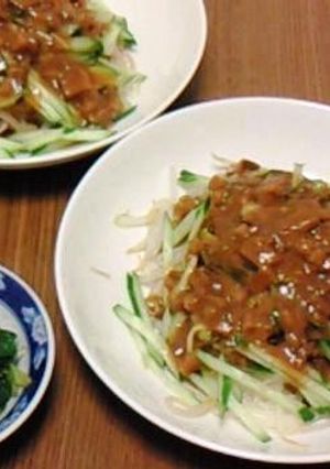 簡単ヘルシー！ジャージャー三輪そうめん-レシピのメイン写真