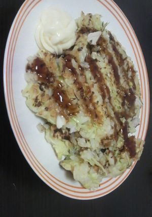 お好み焼きinご飯！-レシピのメイン写真