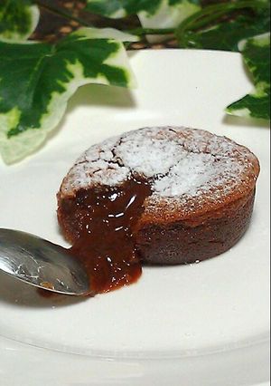 ワンボール†ほろ酔ぃフォンダンショコラ†-レシピのメイン写真