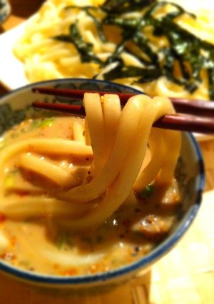 簡単！　豆乳入りぴり辛つけ麺-レシピのメイン写真
