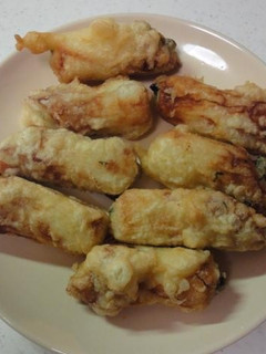 ちくわの天ぷらIN野沢菜★-レシピのメイン写真