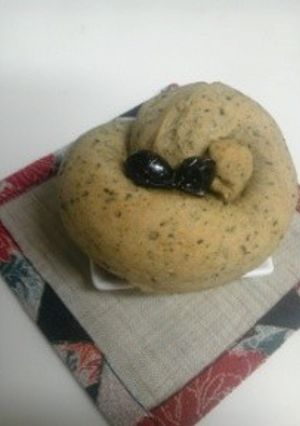 米粉黒豆緑茶パン-レシピのメイン写真