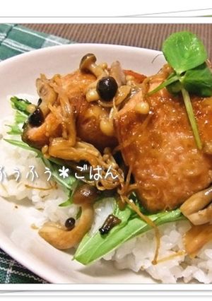 生鮭ときのこのバターポン酢炒め-レシピのメイン写真