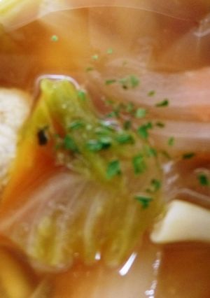ハーブボールのスープ-レシピのメイン写真