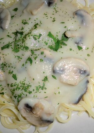菊芋とマッシュルームのスパゲティ-レシピのメイン写真