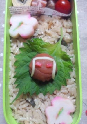 お弁当に☆梅ウォーズマン-レシピのメイン写真