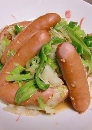 キャベツのごまみそ生姜焼き-レシピのメイン写真