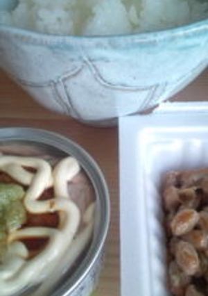 納豆☆つゆだくツナマヨわさびぶっかけ飯-レシピのメイン写真