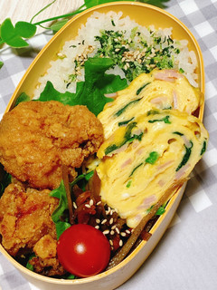 ハムチーズほうれん草入りの卵焼き-レシピのメイン写真