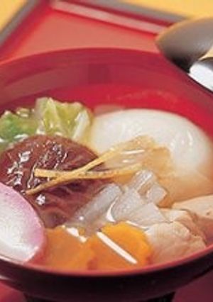 具だくさん雑煮-レシピのメイン写真