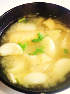 疲れた時に♡ほくほく♡にんにくのお味噌汁-レシピのメイン写真