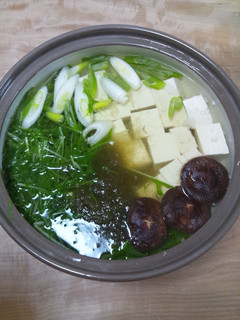 ☆おぼろ昆布を使って鍋de湯豆腐☆-レシピのメイン写真