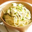塩昆布とクリームチーズの混ぜるパスタ