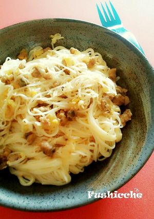 健康美人☆鯖味噌そうめんチャンプル-レシピのメイン写真