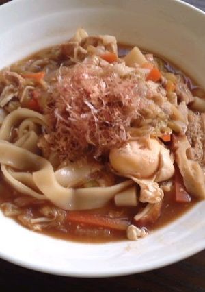味噌煮込み風★きしめん-レシピのメイン写真