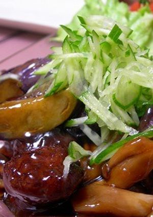 肉だんごと茄子のあんかけ-レシピのメイン写真