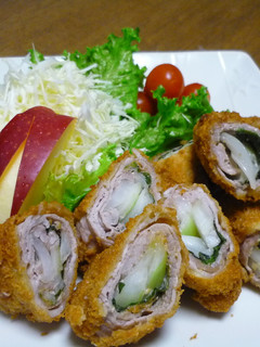 シソ味噌風味のロールカツ-レシピのメイン写真