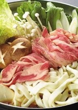 すき焼きうどん鍋-レシピのメイン写真