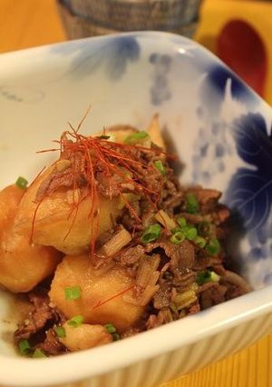 ジャガイモと牛肉のスタミナ煮物　-レシピのメイン写真