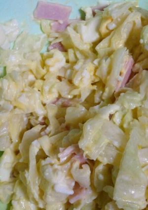 キャベツと卵の味噌マヨ＊サラダ-レシピのメイン写真