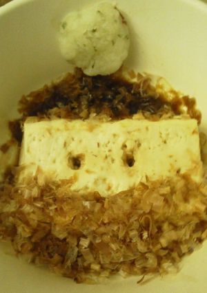 クリスマスに!?冷や奴サンタ湯豆腐でも-レシピのメイン写真