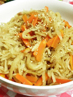 簡単 千切り大根の煮物-レシピのメイン写真