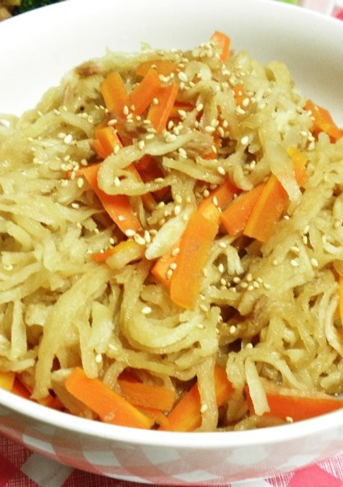 簡単　千切り大根の煮物-レシピのメイン写真