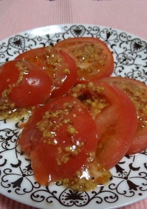 紅酢のマスタードドレッシング-レシピのメイン写真