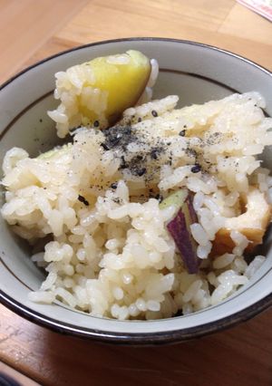 さつまいもの甘味を★ごはんと炊き込み-レシピのメイン写真