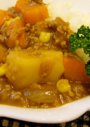 コロコロ野菜＆ひき肉カレー☆-レシピのメイン写真