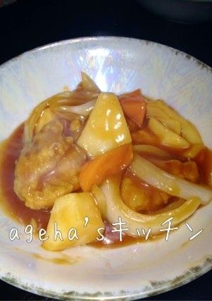 意外と簡単‼子供もOK‼お手軽な酢豚-レシピのメイン写真