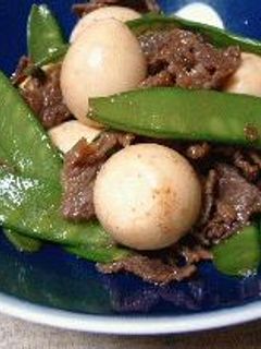 牛肉とうずらの炒り煮-レシピのメイン写真
