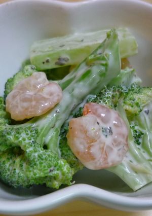 ブロッコリーとエビのサラダ-レシピのメイン写真