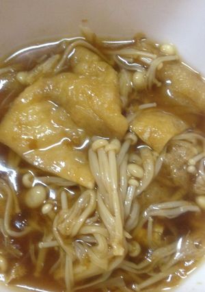 お弁当にも♪えのきと厚揚げのさっと煮-レシピのメイン写真