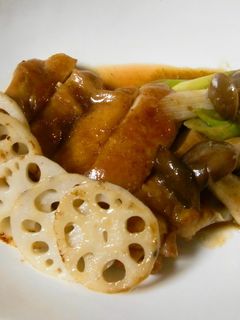 鶏の照り焼き 焼き野菜添え-レシピのメイン写真