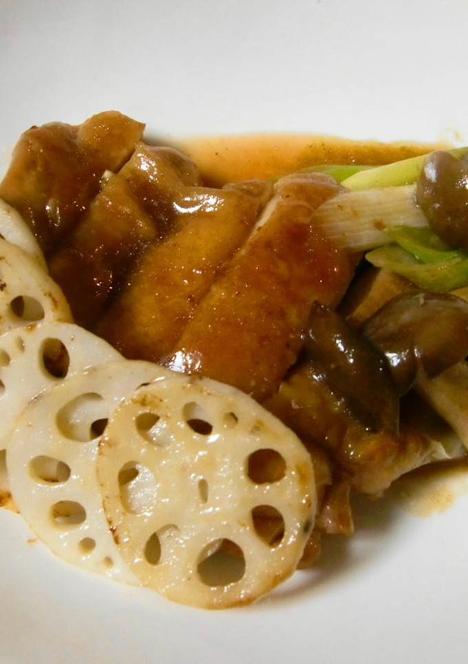 鶏の照り焼き　焼き野菜添え-レシピのメイン写真