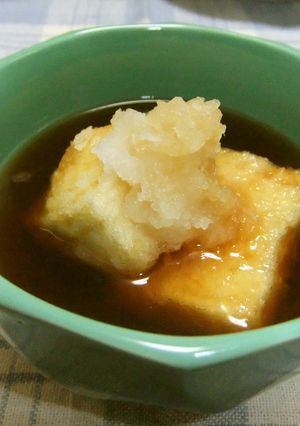 ♬麺つゆで食べる揚げ出し豆腐♬-レシピのメイン写真