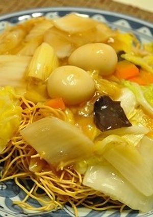 あんかけかたやきそば-レシピのメイン写真