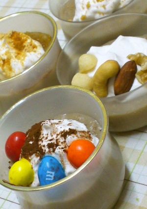 とろけるココア豆乳プリン♪ピーナッツ風味-レシピのメイン写真