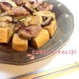 牛バラと高野豆腐ネギのオイスターソース煮