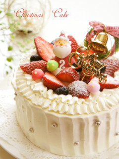 ⁂クリスマス☆デコレーションケーキ⁂-レシピのメイン写真