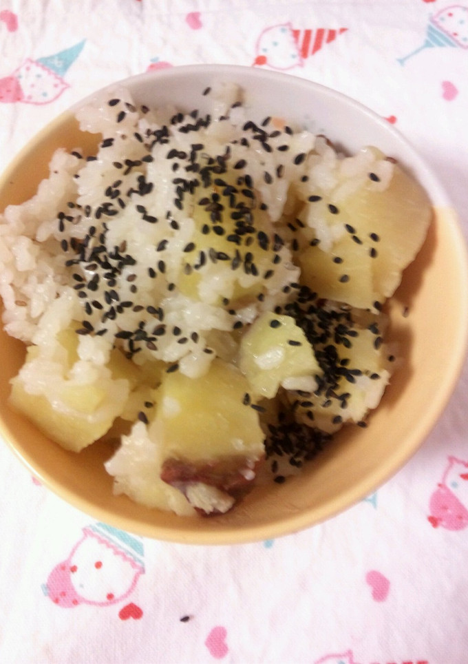 さつまいもの焚きこみご飯-レシピのメイン写真