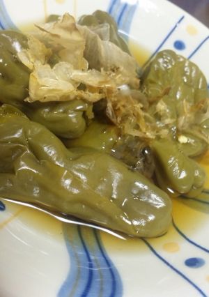 簡単!丸ごとピーマン煮付け-レシピのメイン写真