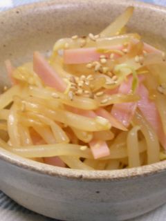もやしとハムのからし和え-レシピのメイン写真