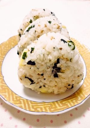 ❀わかめとチーズのおにぎり❀-レシピのメイン写真