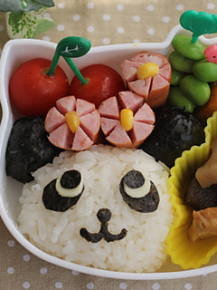 簡単!すぐに出来る!パンダのおにぎり♪-レシピのメイン写真