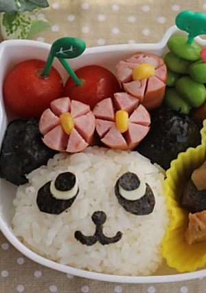 簡単！すぐに出来る！パンダのおにぎり♪-レシピのメイン写真