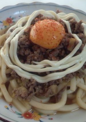 肉そぼろうどん-レシピのメイン写真