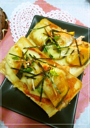 南瓜の和風ケチャップトースト-レシピのメイン写真